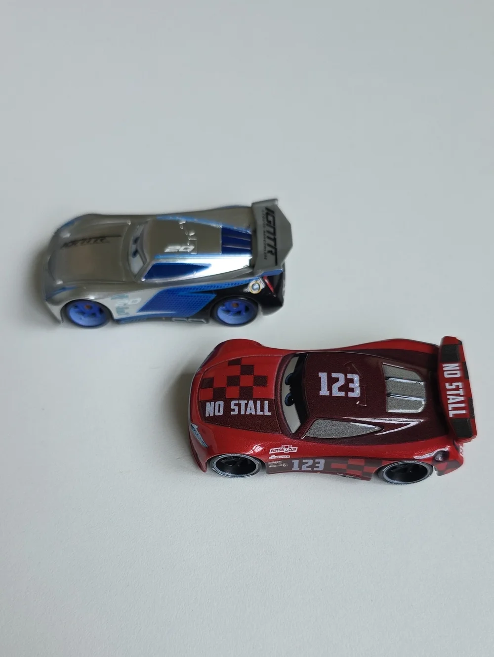 Disney Pixar Cars Lightning McQueen, Tow Mater, Fillmore, And Race Cars Lot Of 8
